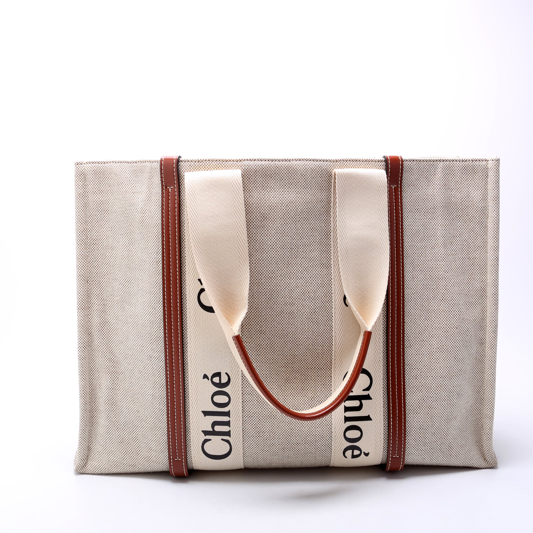 Woody Ribbon Tote Large - Image 3