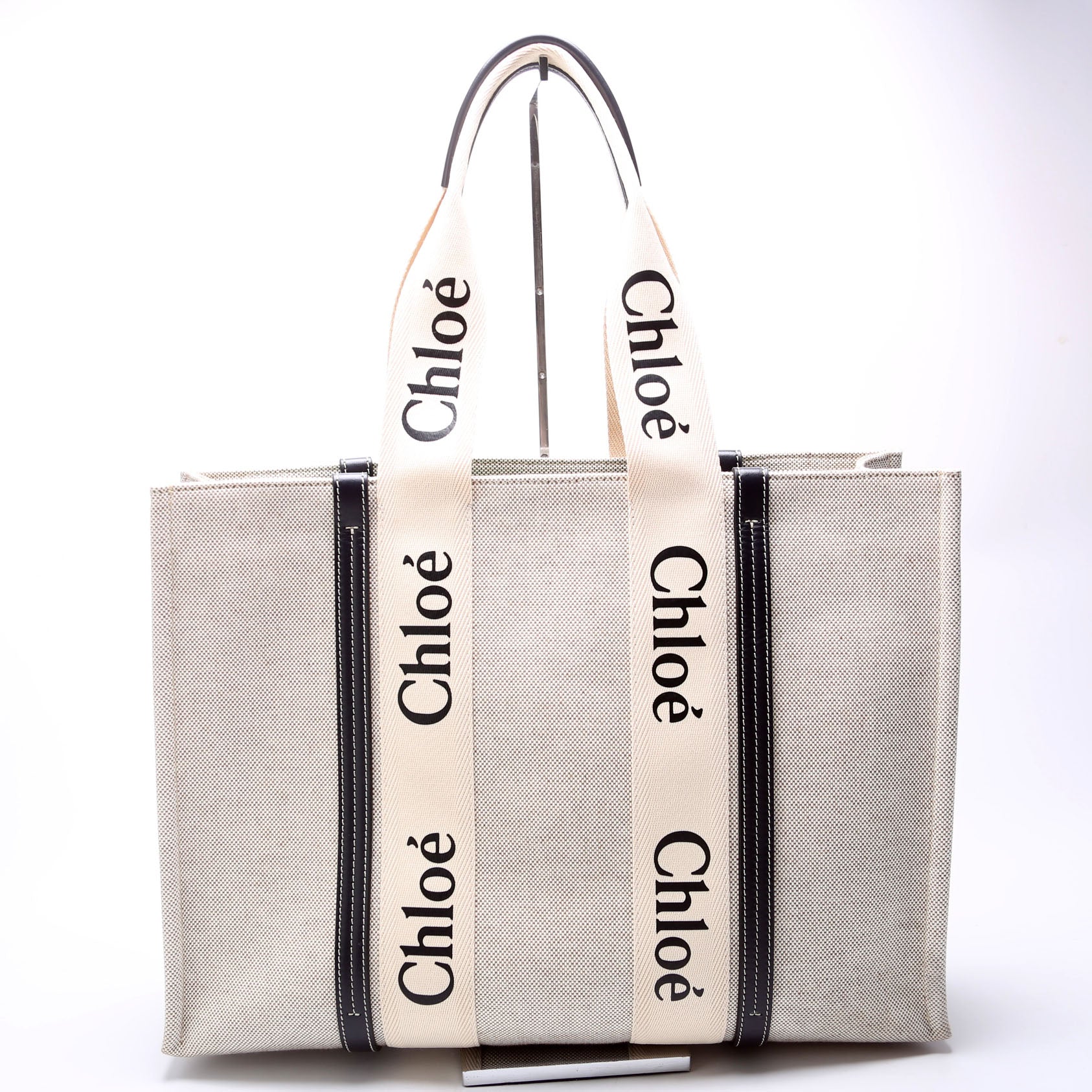 Woody Ribbon Tote Large - Image 3