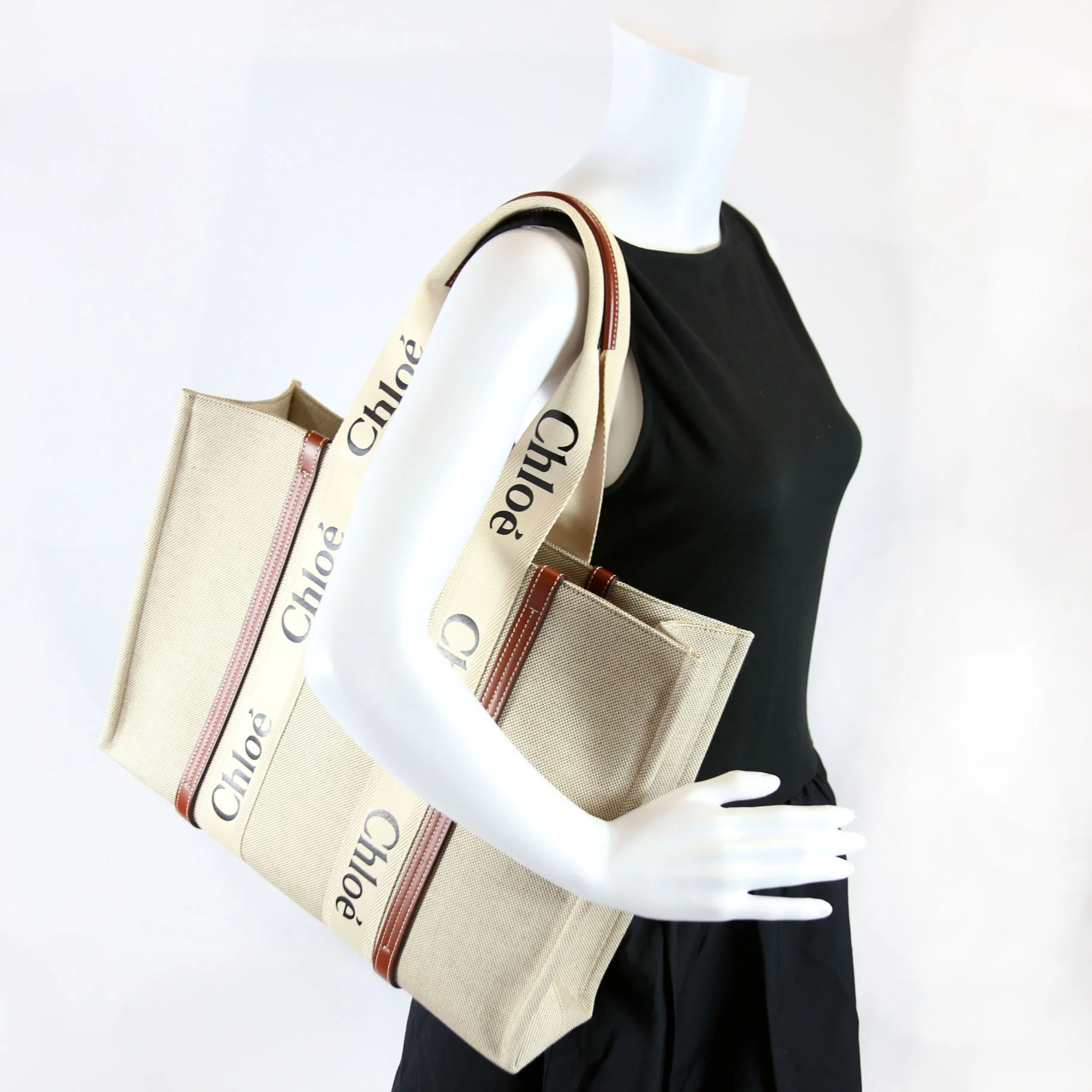 Woody Ribbon Tote Large - Image 9