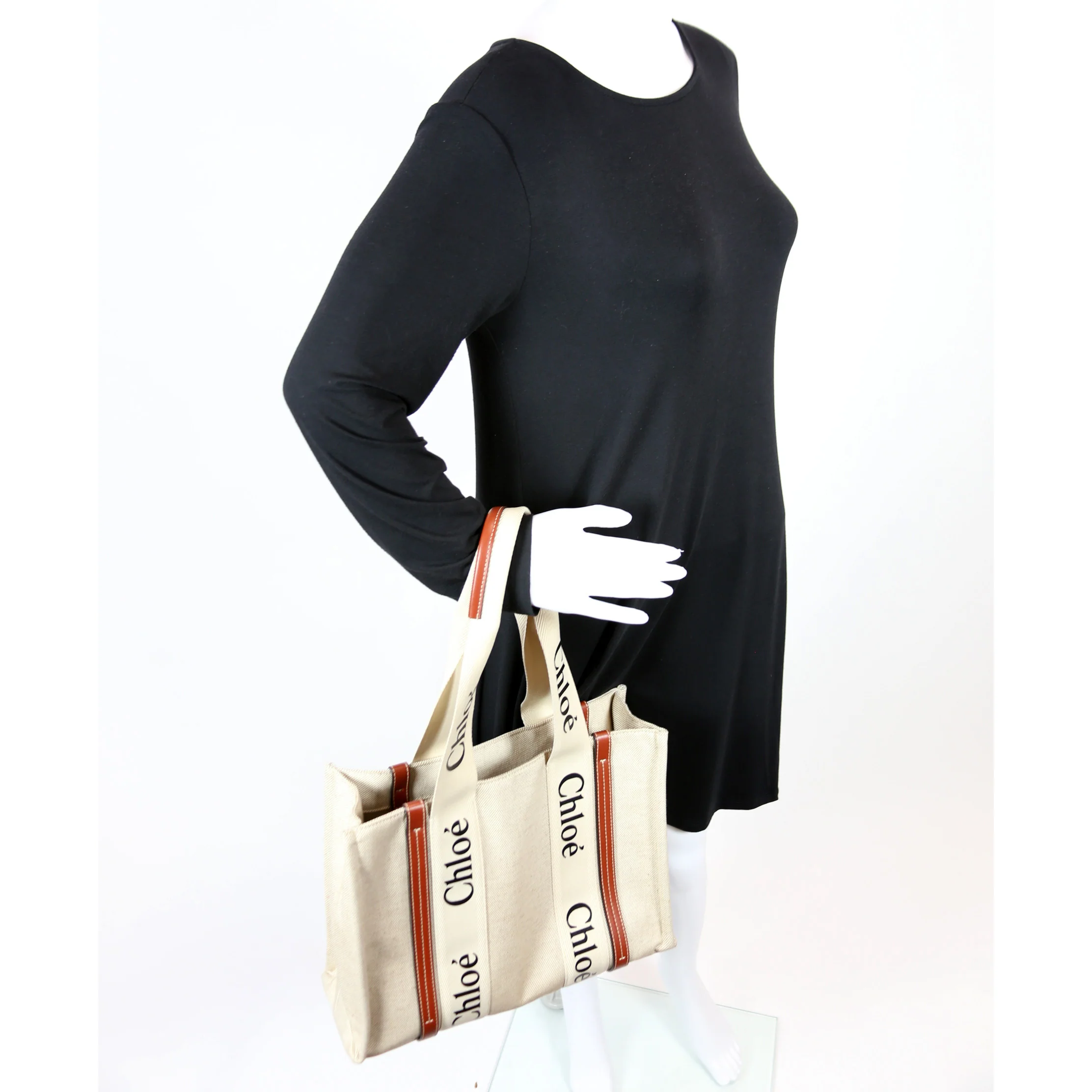 Woody Ribbon Tote Medium - Image 9
