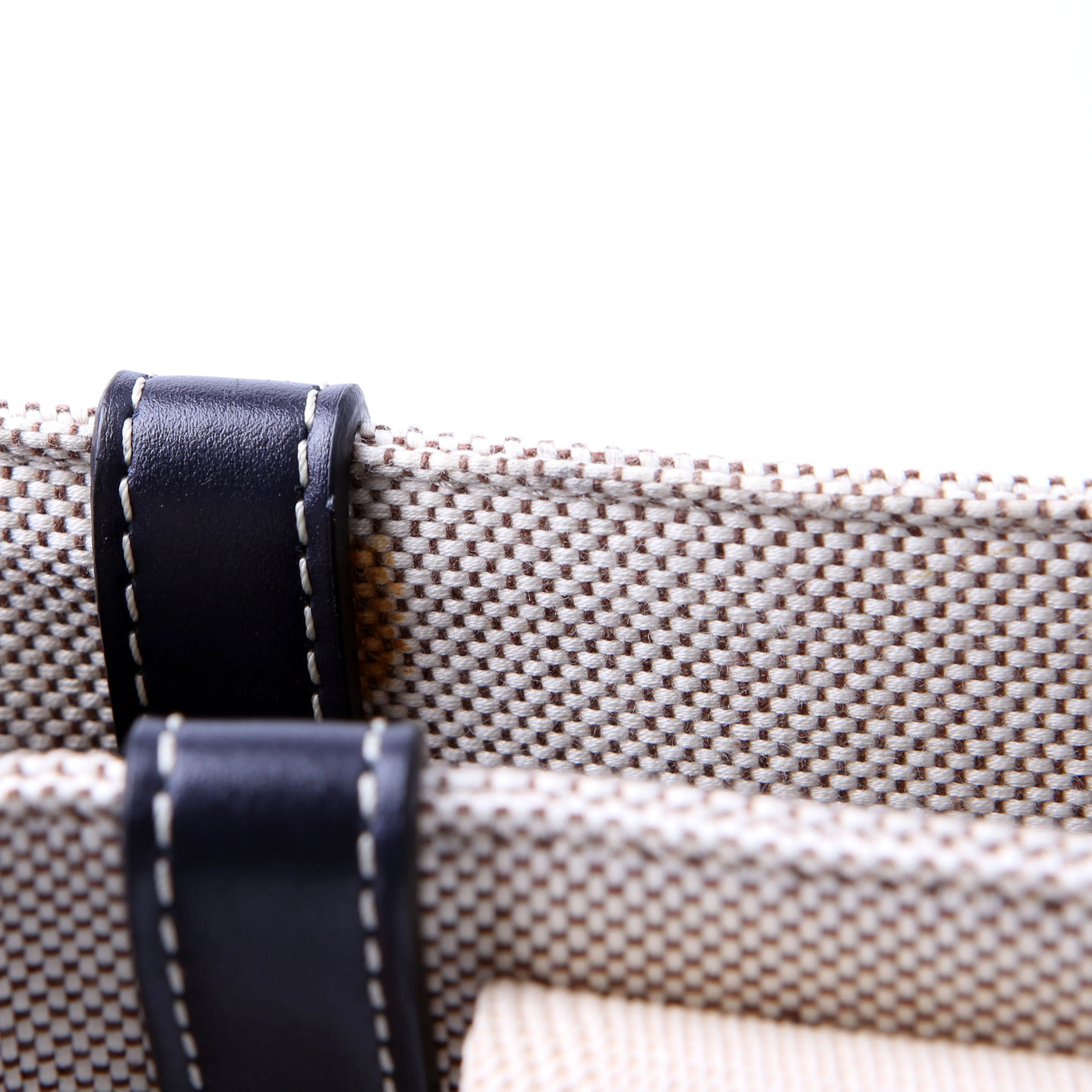 Woody Striped Tote Small Black - Image 9