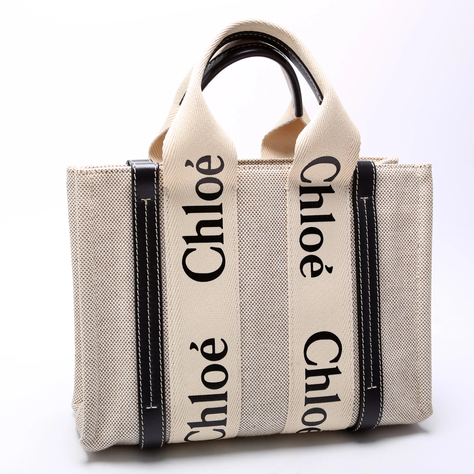 Woody Ribbon Tote Without Strap Small - Image 2