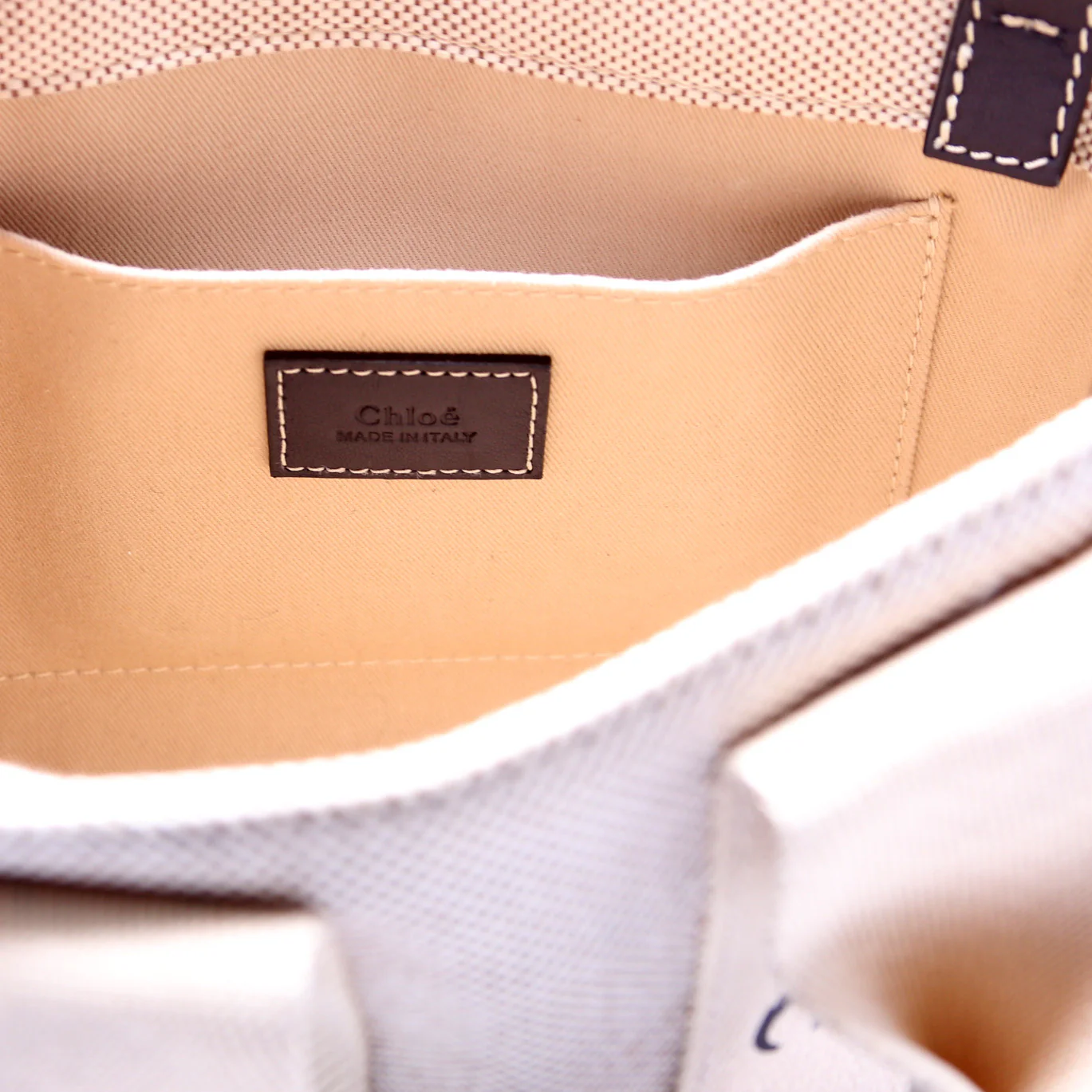 Woody Ribbon Tote Without Strap Small - Image 7