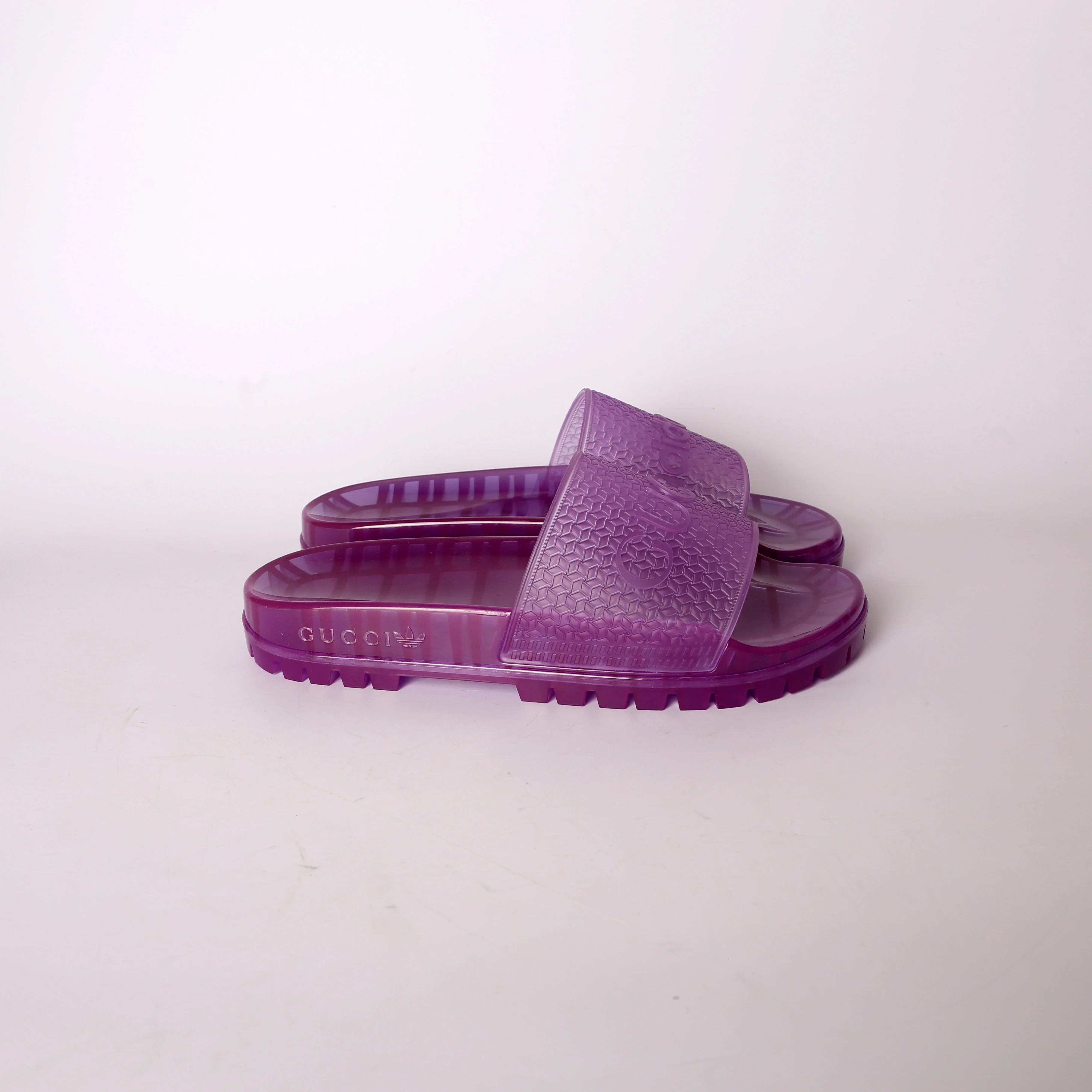 X Adidas Rubber Slides Size 39 - Image 5