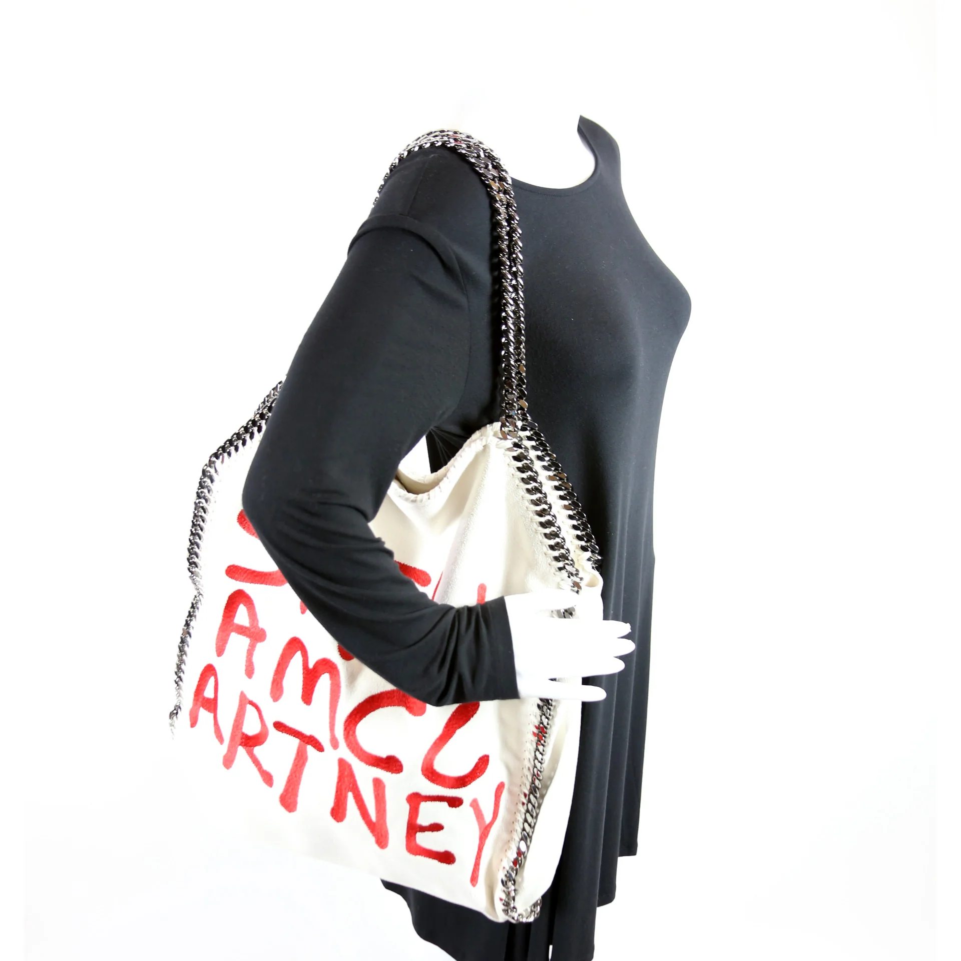 X Ed Curtis Logo Embroidered Large Falabella - Image 9