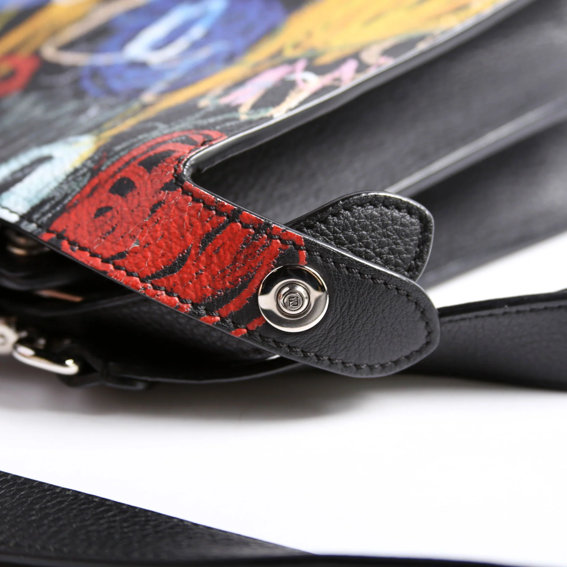 X Noel Fielding Peekaboo Mini Leather Black/Multicolor - Image 9