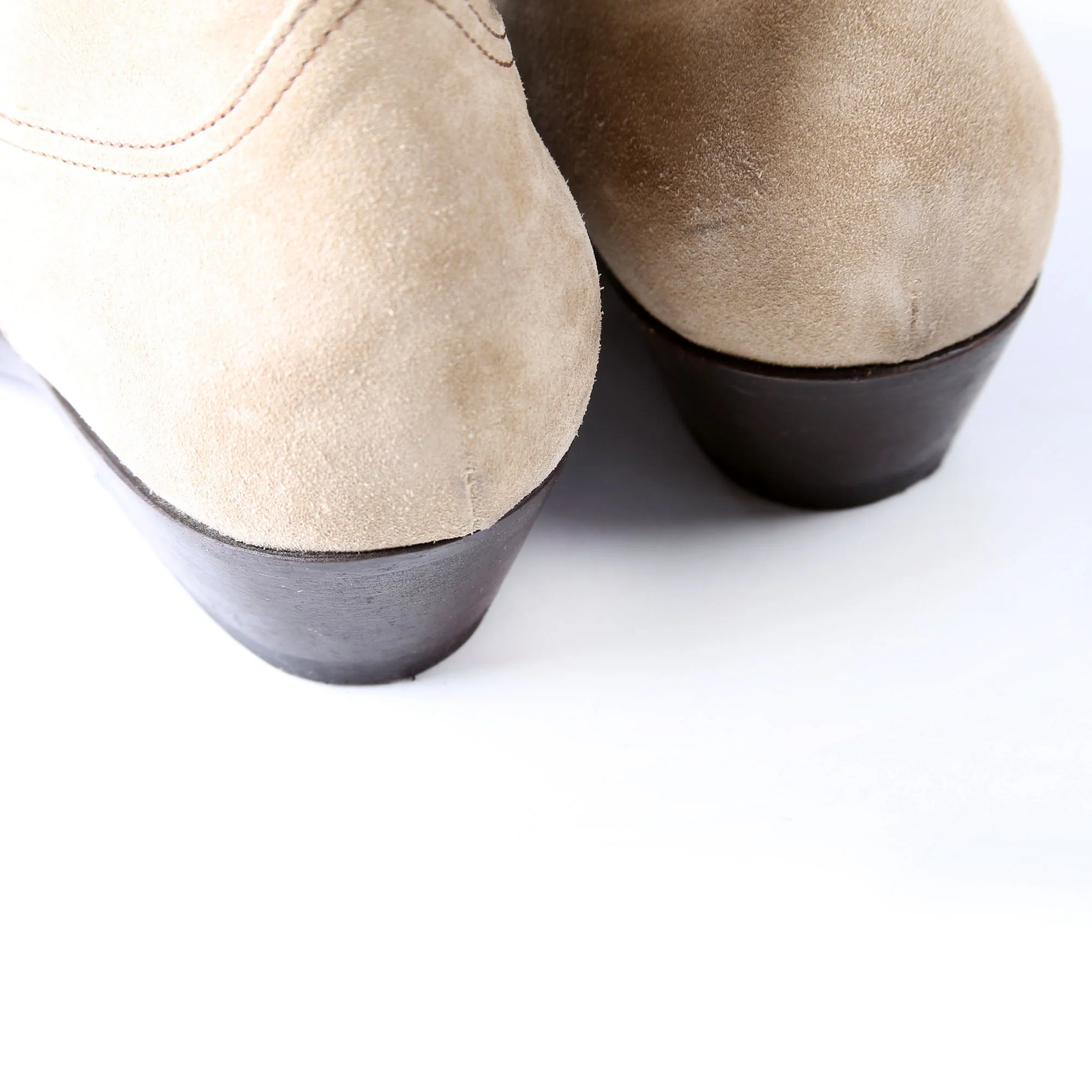 Young Suede Western Boots Size 38 - Image 9
