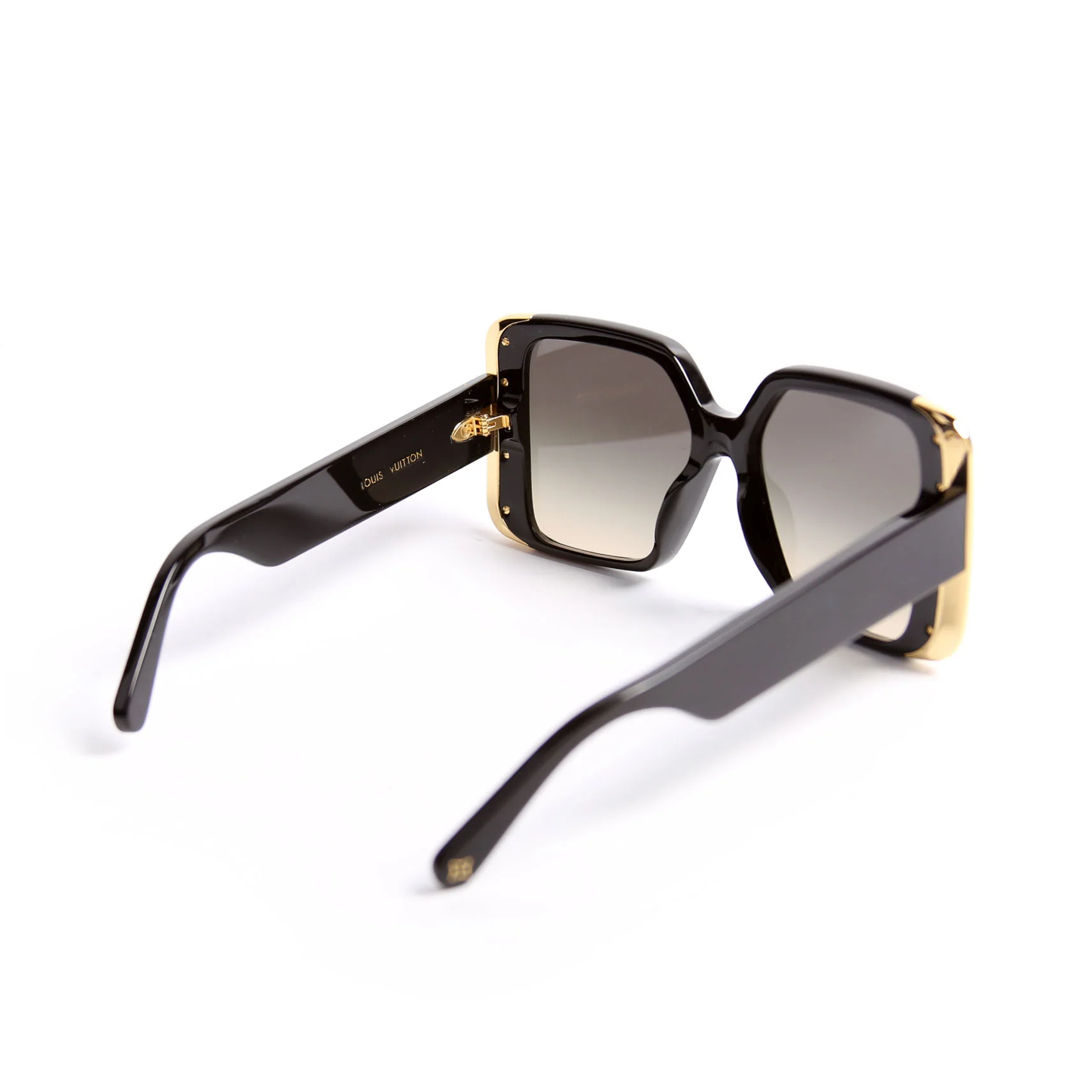 Z1664E Moon Square Sunglasses Black/Gold - Image 4