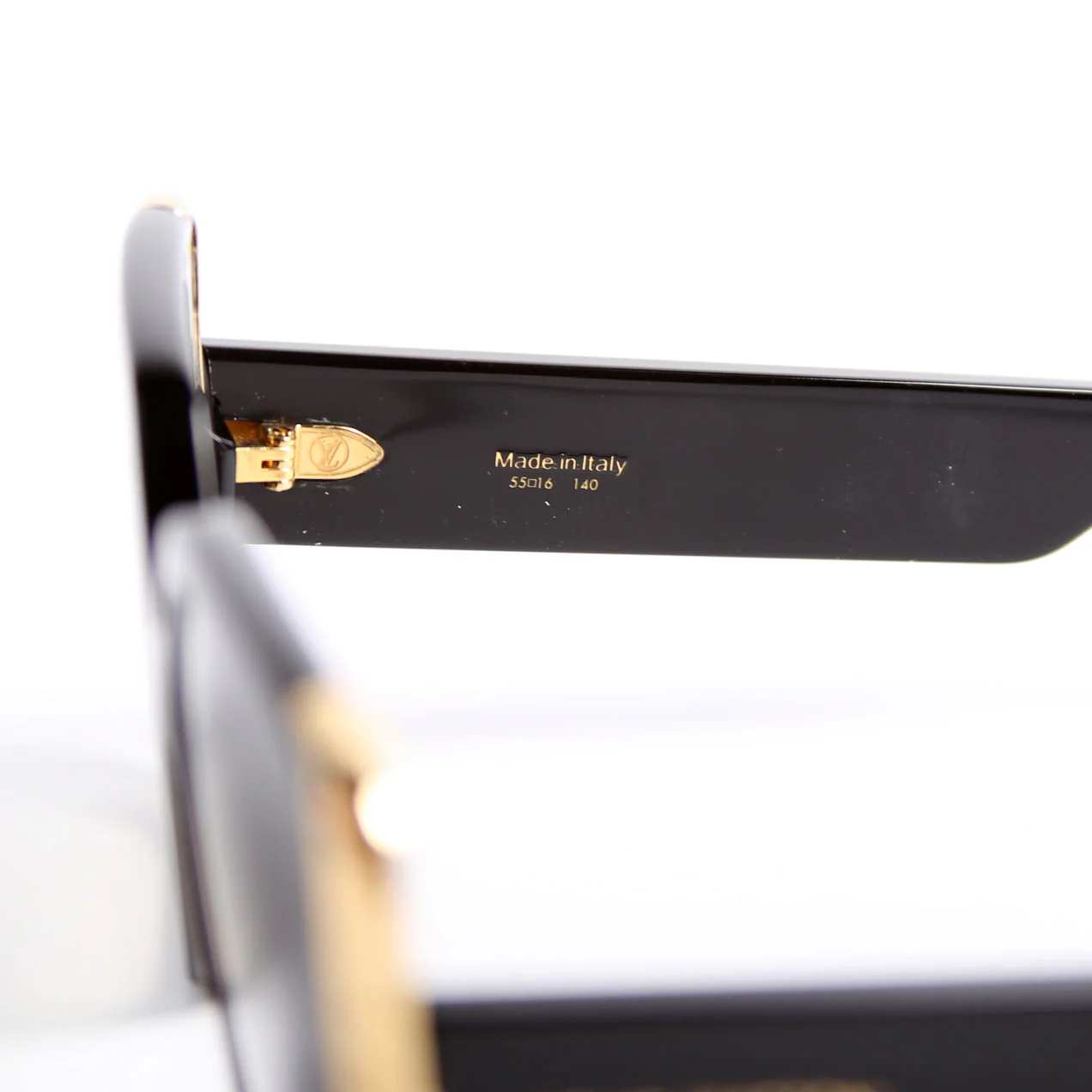 Z1664E Moon Square Sunglasses Black/Gold - Image 6