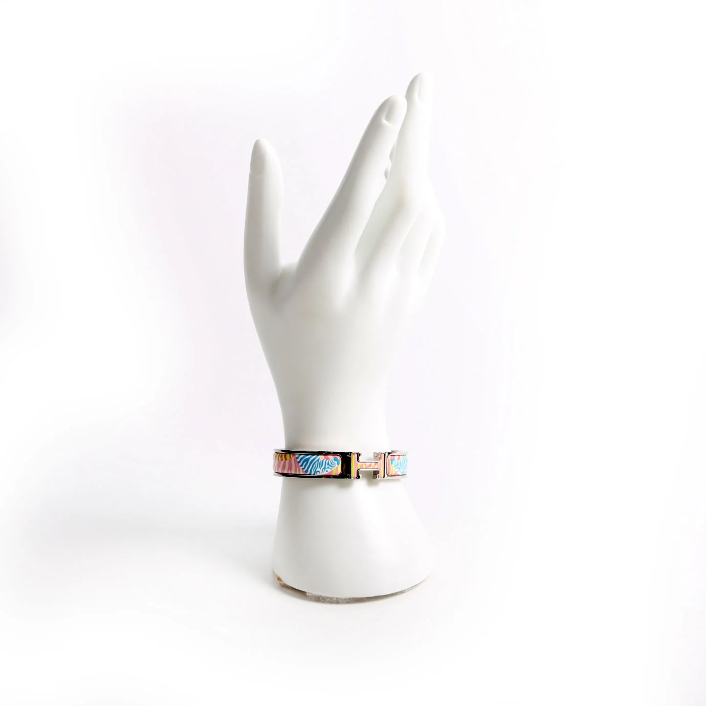 Zebres De Tanzanie Clic Clac Narrow PM Bracelet Silver/Multicolor - Image 7