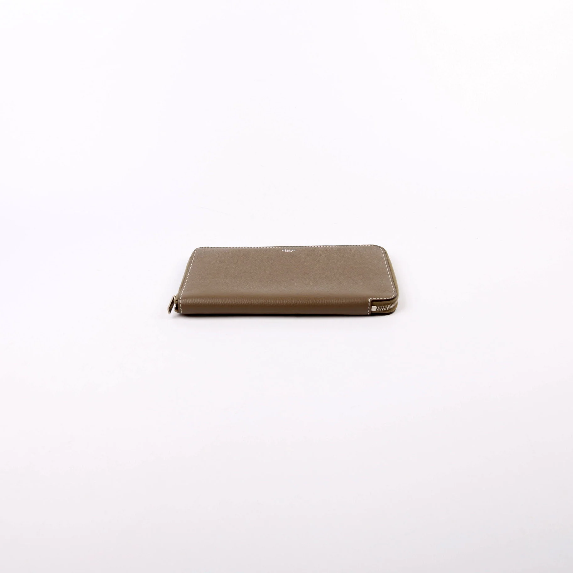 Zip Around Long Wallet Taupe - Image 3