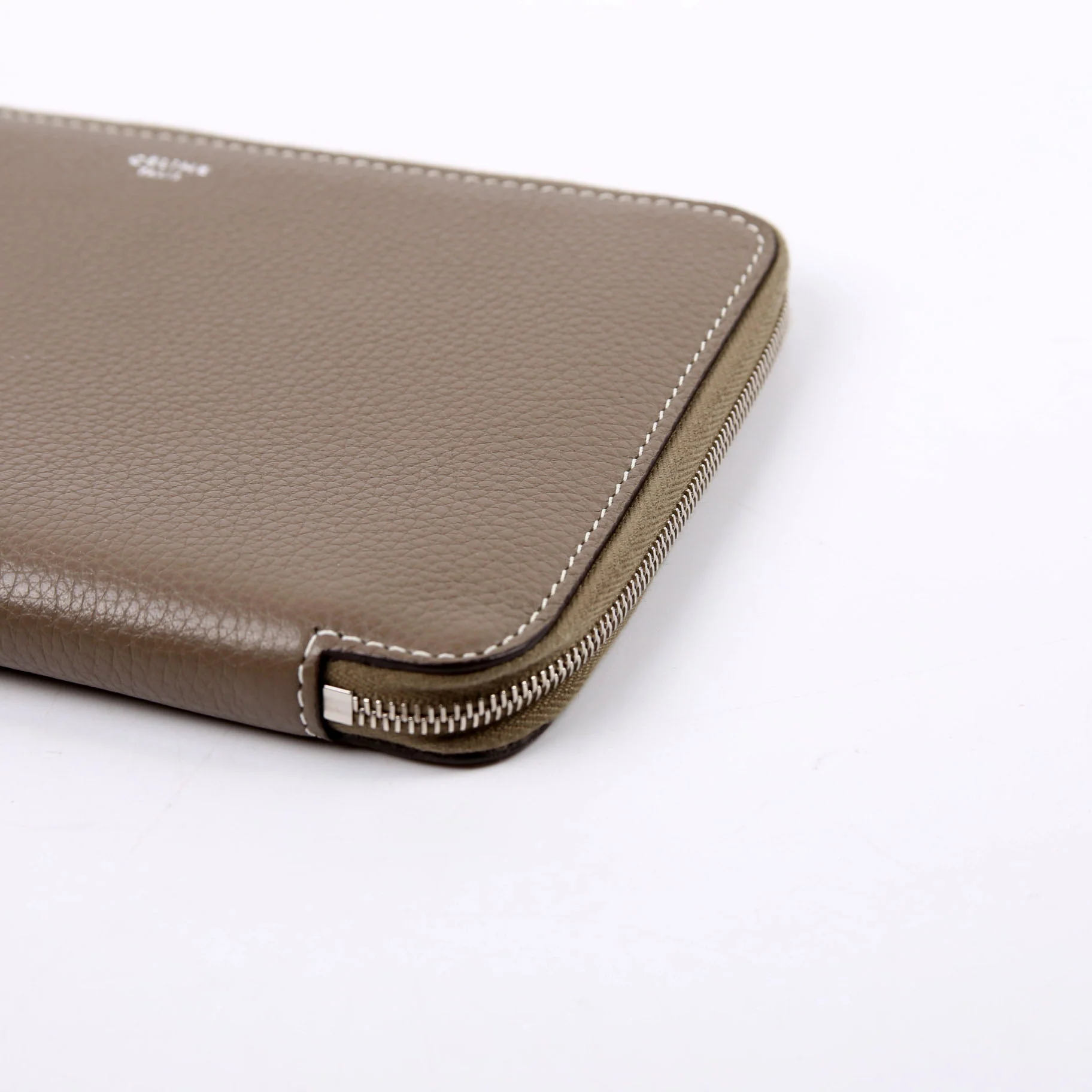 Zip Around Long Wallet Taupe - Image 5