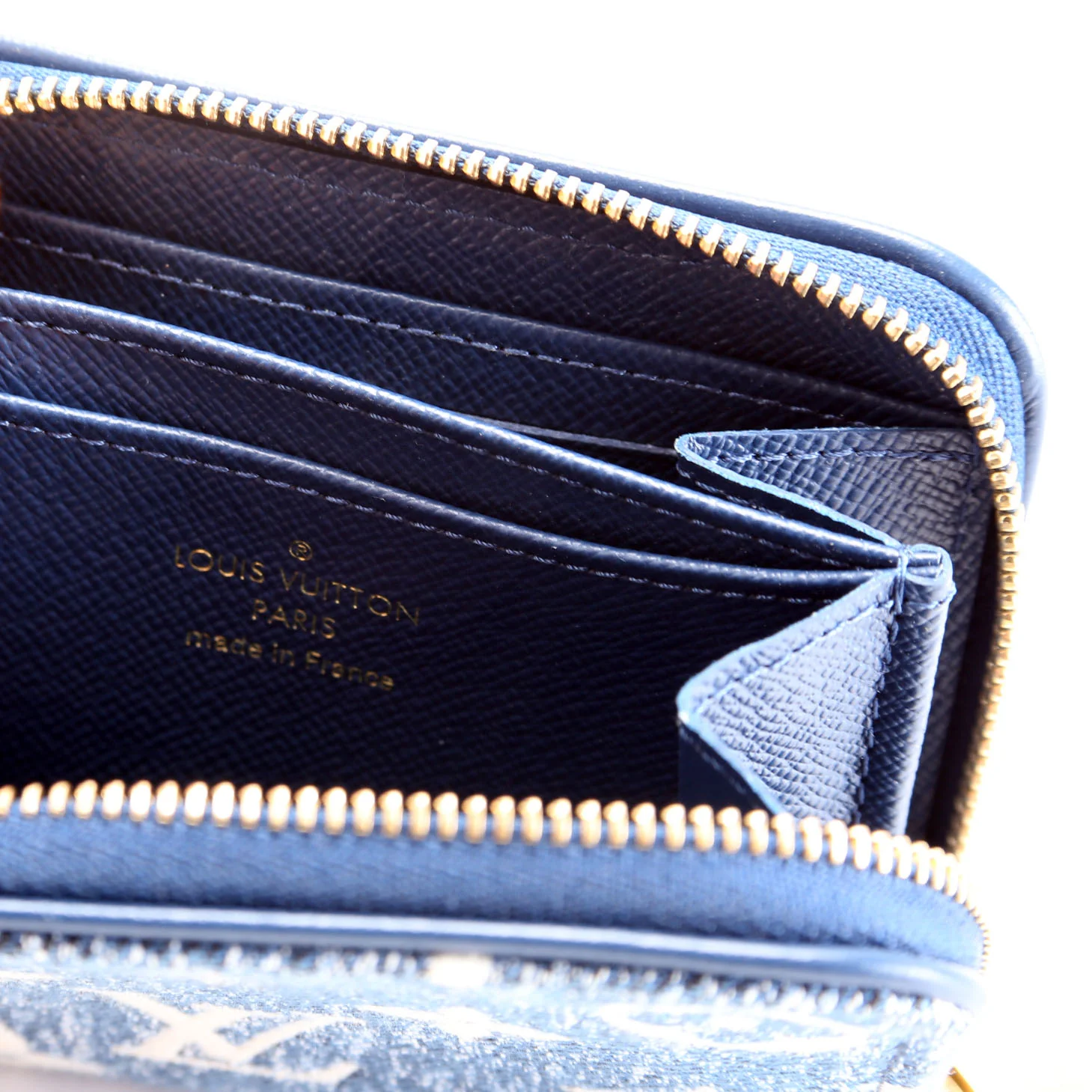 Zippy Coin Denim Blue/White - Image 8