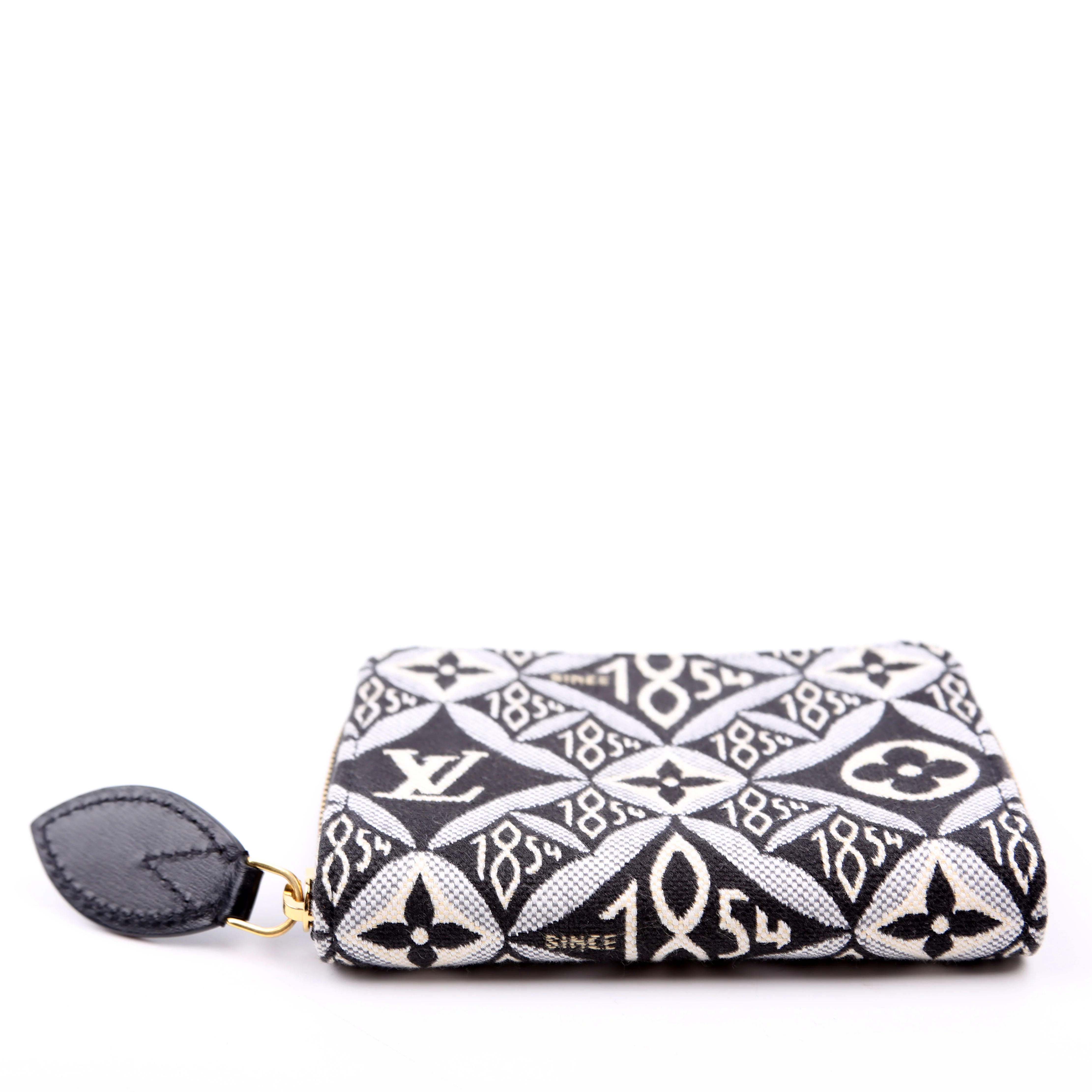 Zippy Coin Purse 1854 Jacquard White/Black - Image 4