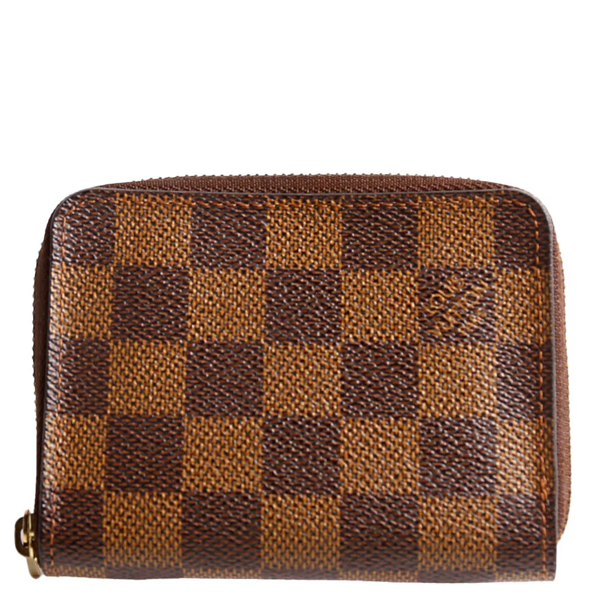 Zippy Coin Purse Damier Ebene Brown