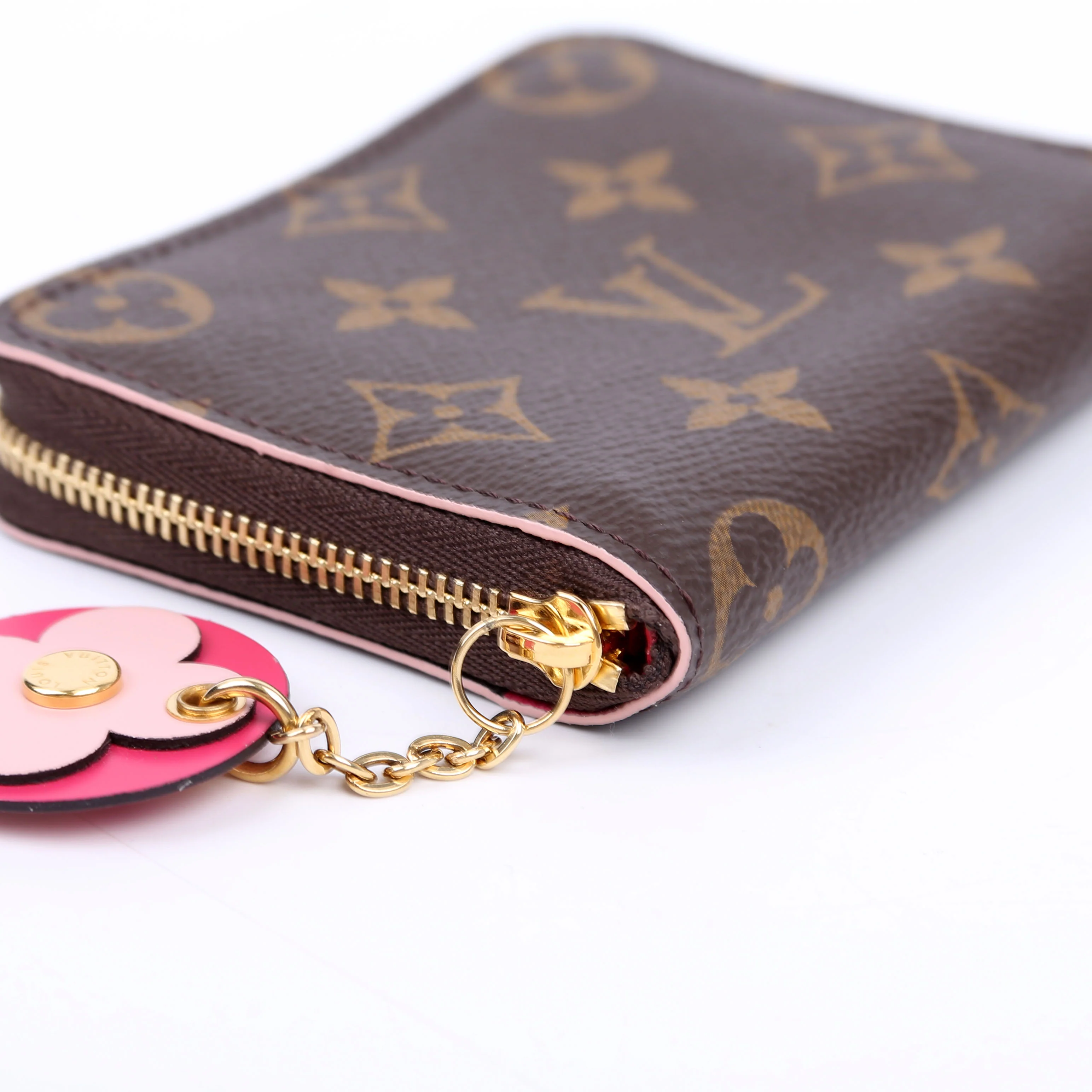Zippy Coin Purse Flower Monogram Pink - Image 6