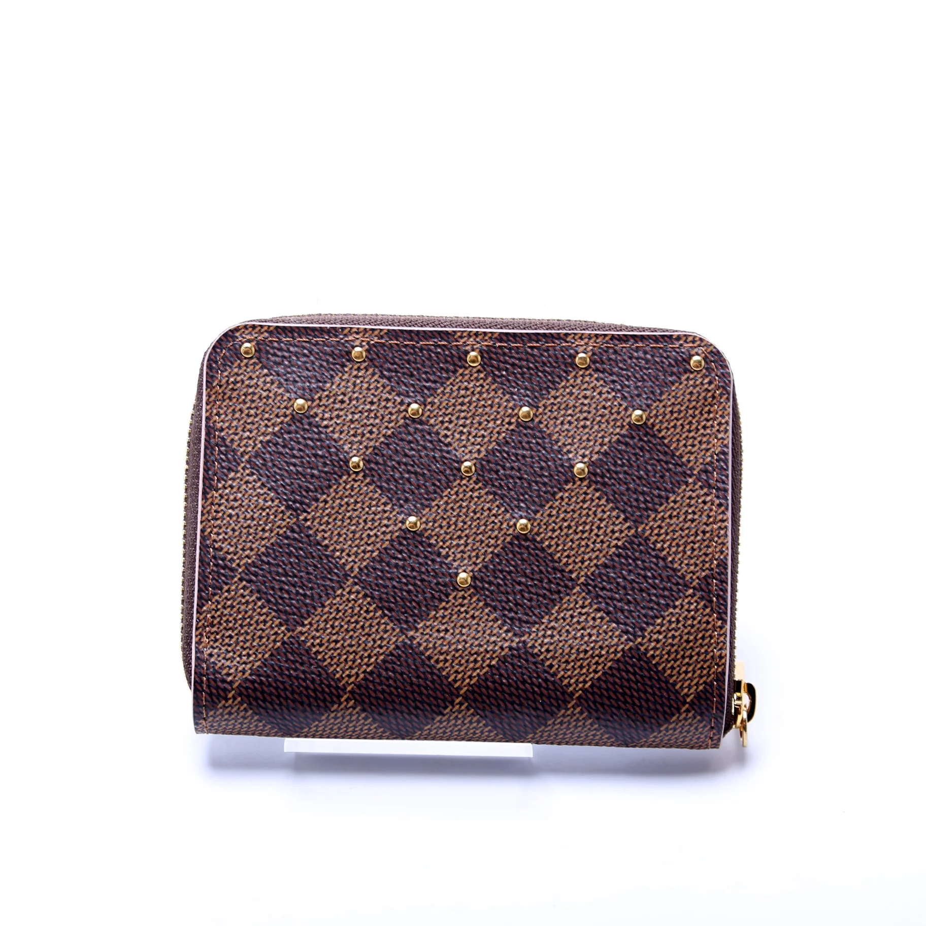 Zippy Coin Purse Studded Damier Ebene - Image 3