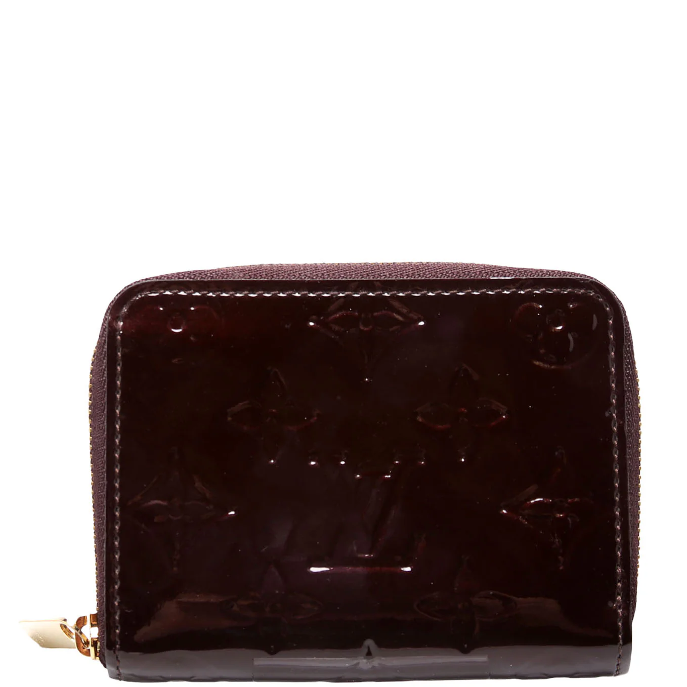 Zippy Coin Purse Vernis Burgundy