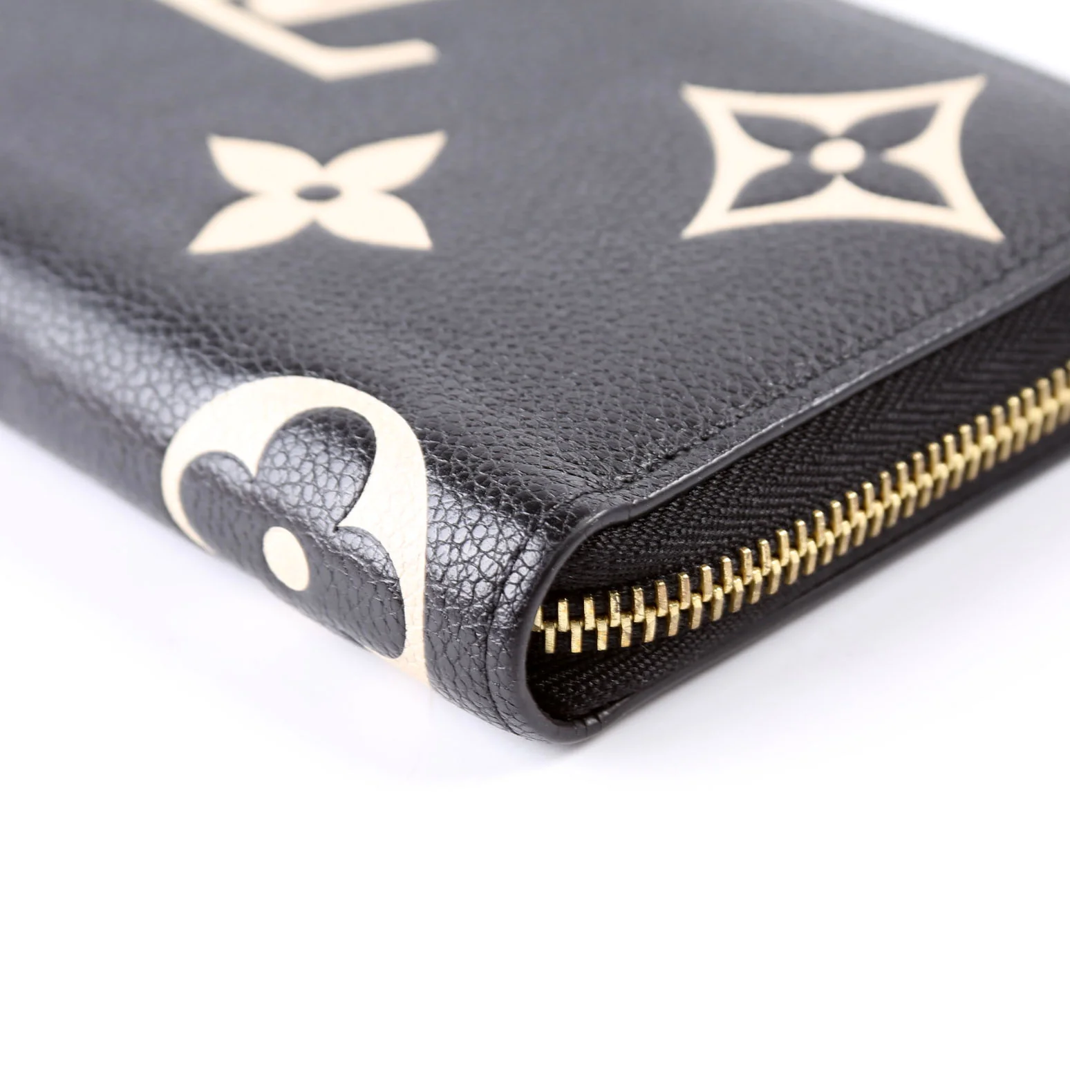 Zippy Wallet Bicolor Empreinte Black/Cream - Image 7