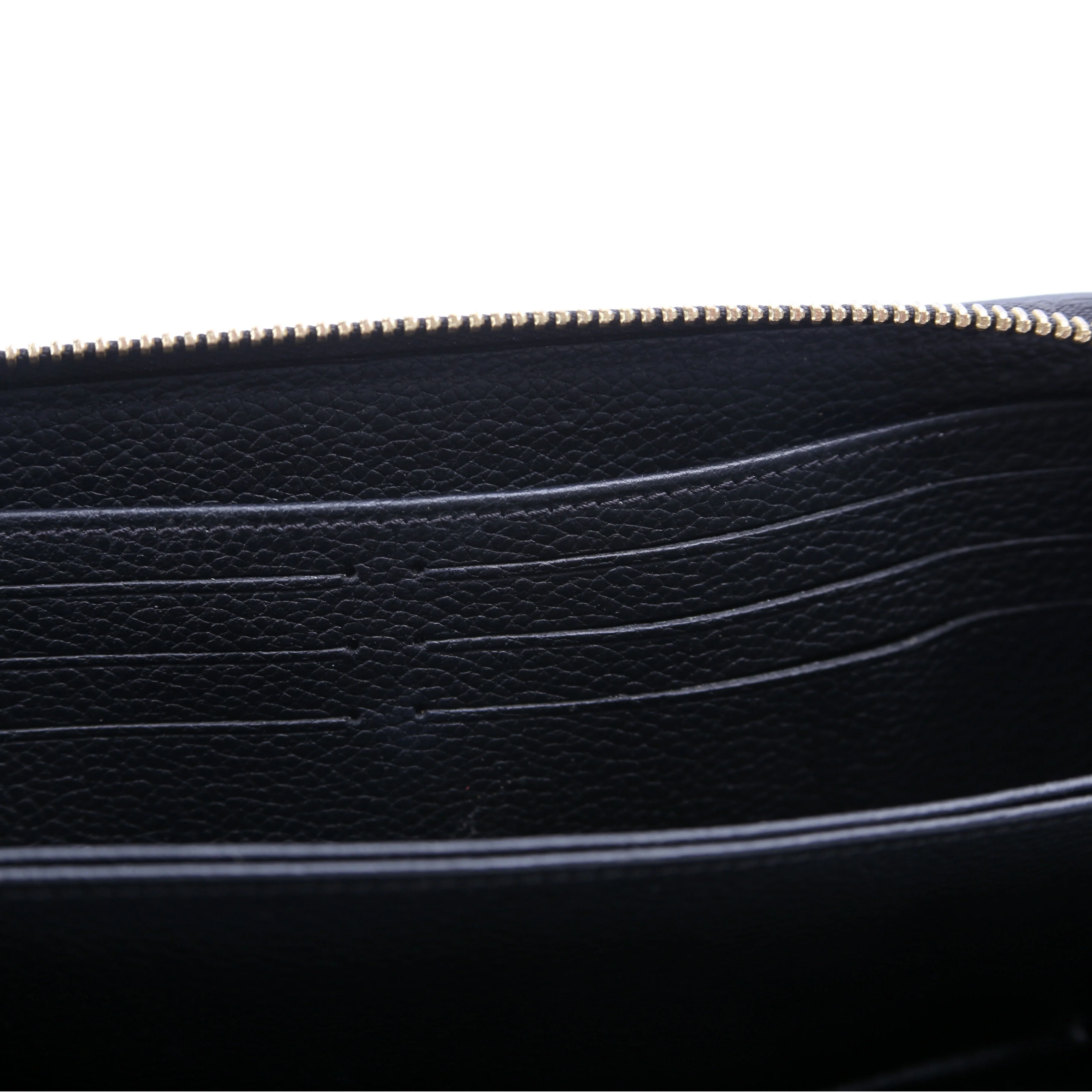 Zippy Wallet Bicolor Empreinte Black/Cream - Image 7