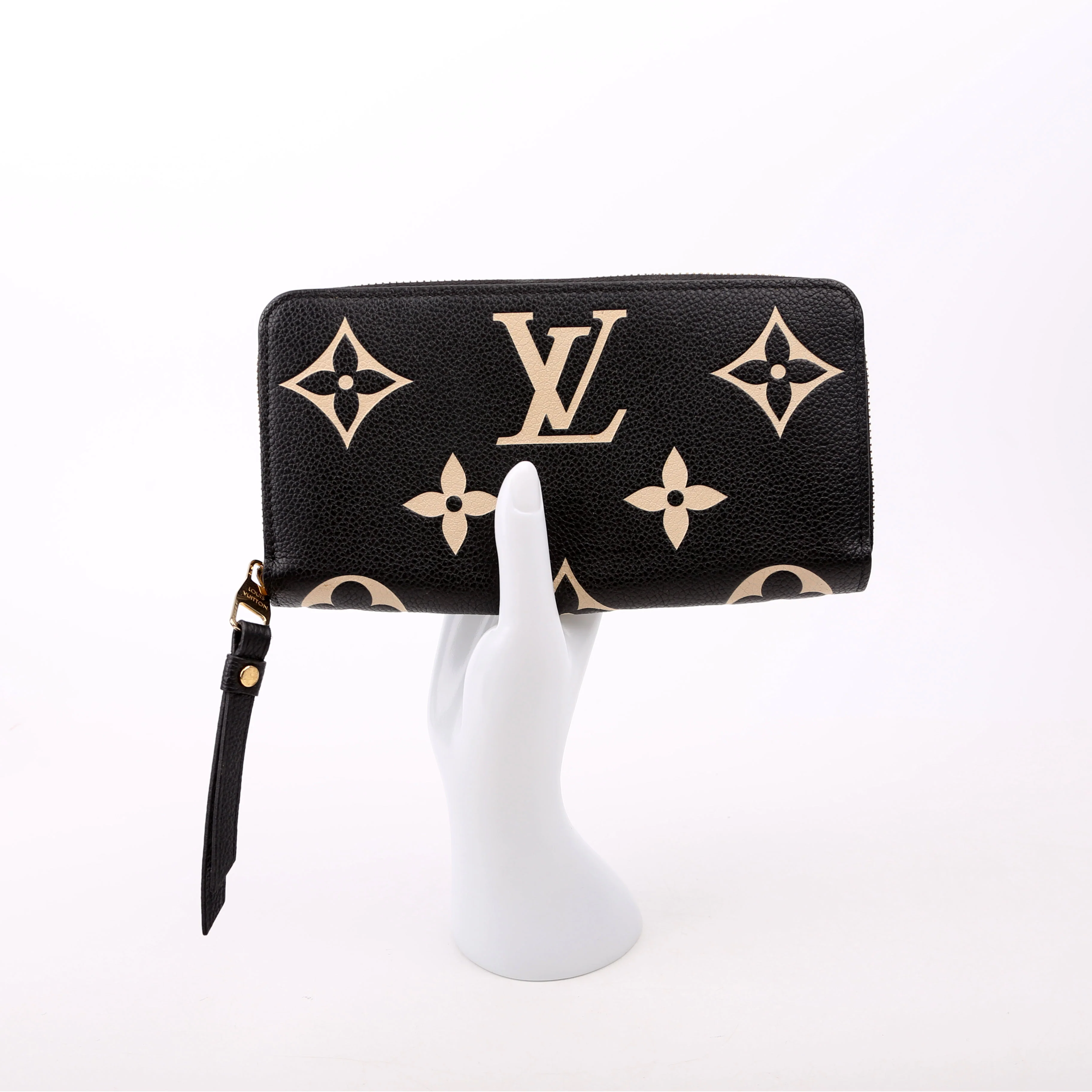 Zippy Wallet Bicolor Empreinte Black/Cream - Image 9