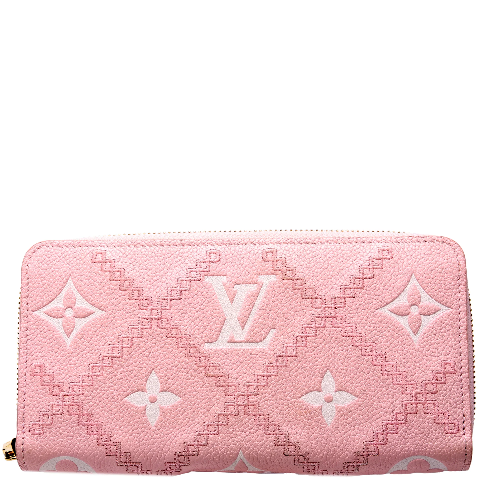 Zippy Wallet Broderies Bicolor Empreinte