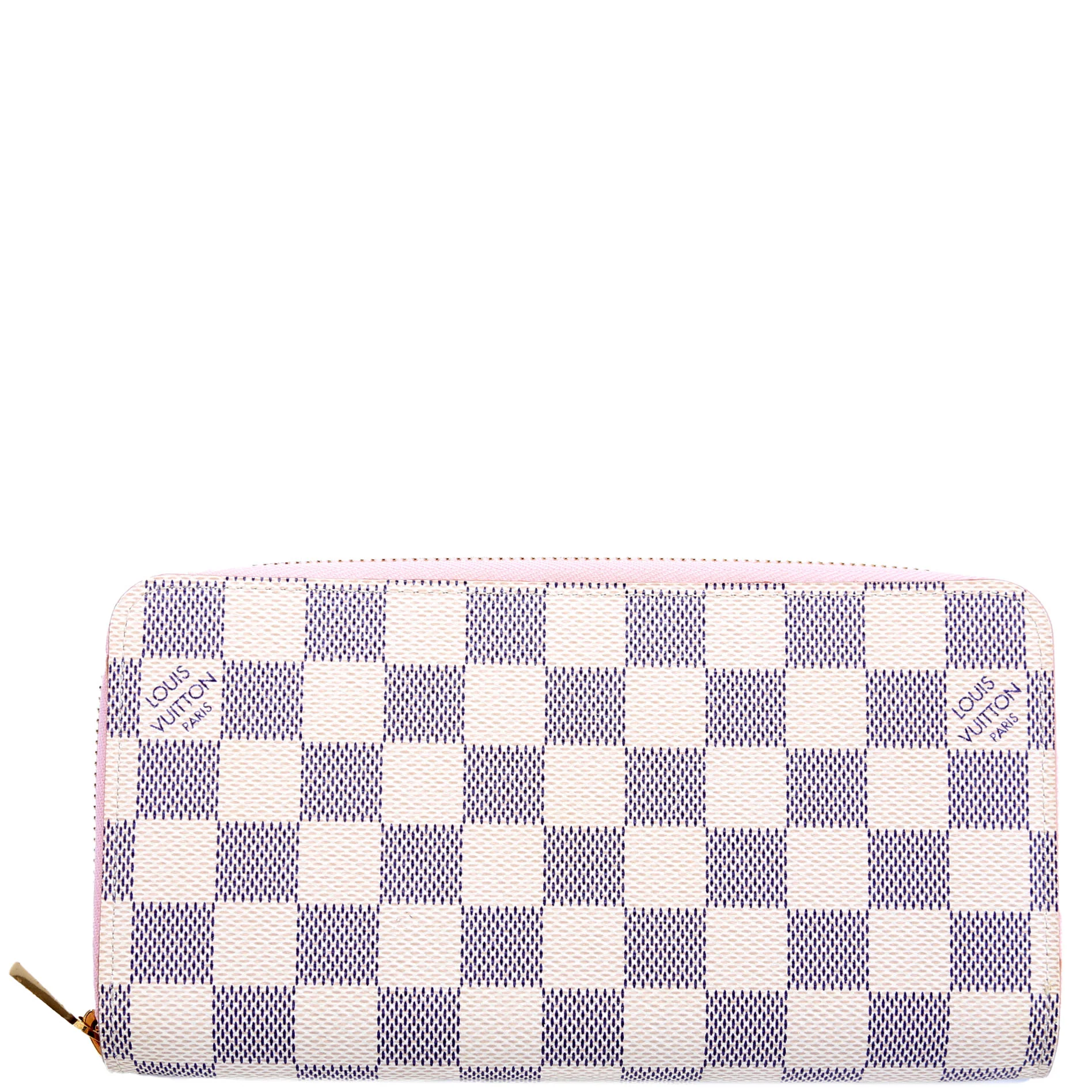 Zippy Wallet Damier Azur Pink