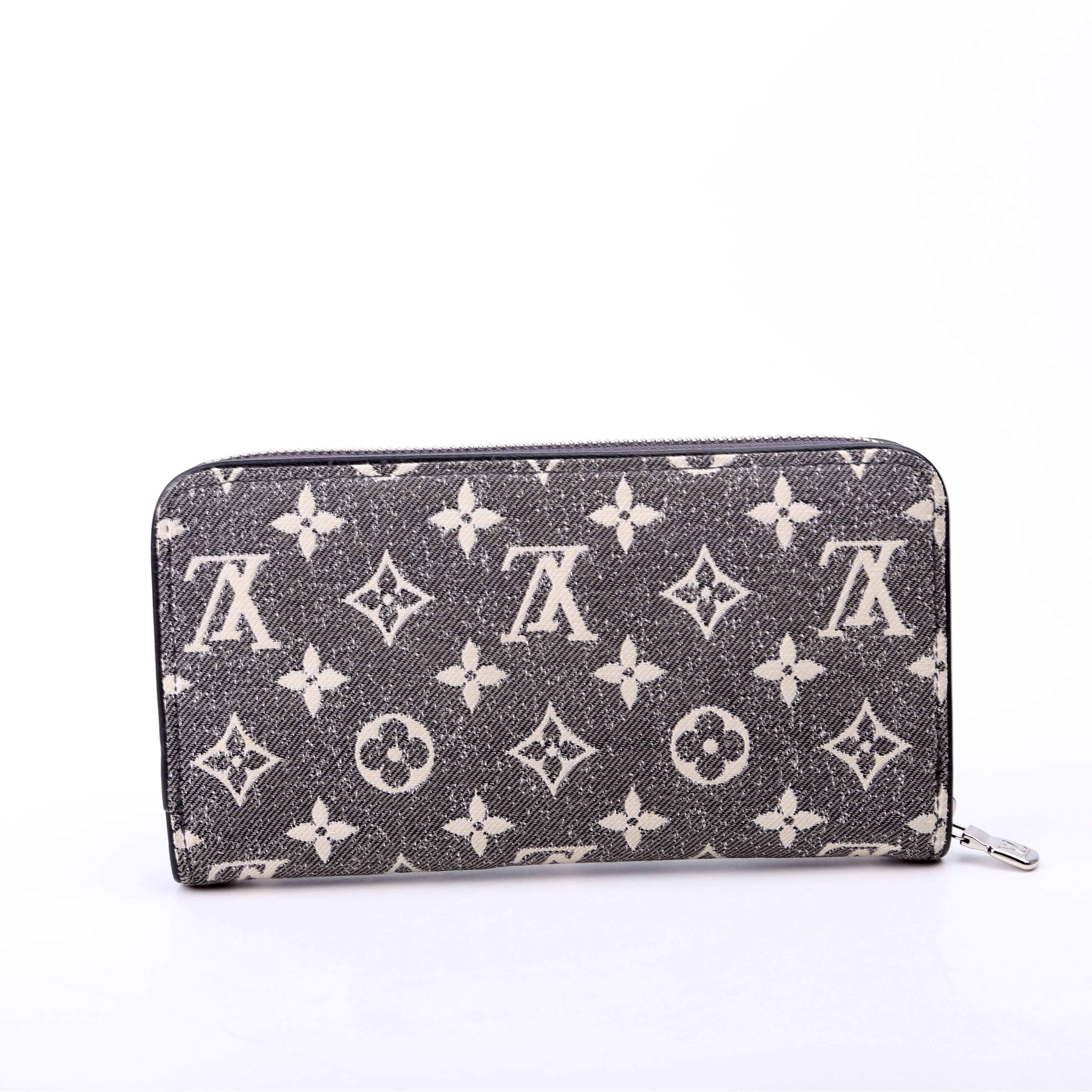 Zippy Wallet Denim Monogram Gray - Image 3