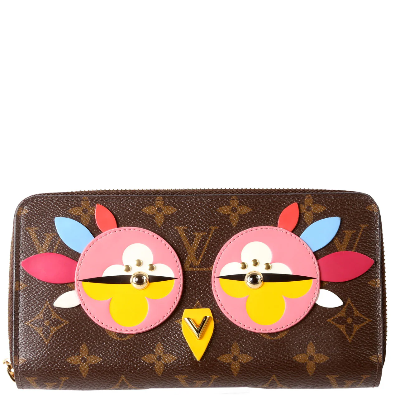 Zippy Wallet Lovely Birds Monogram