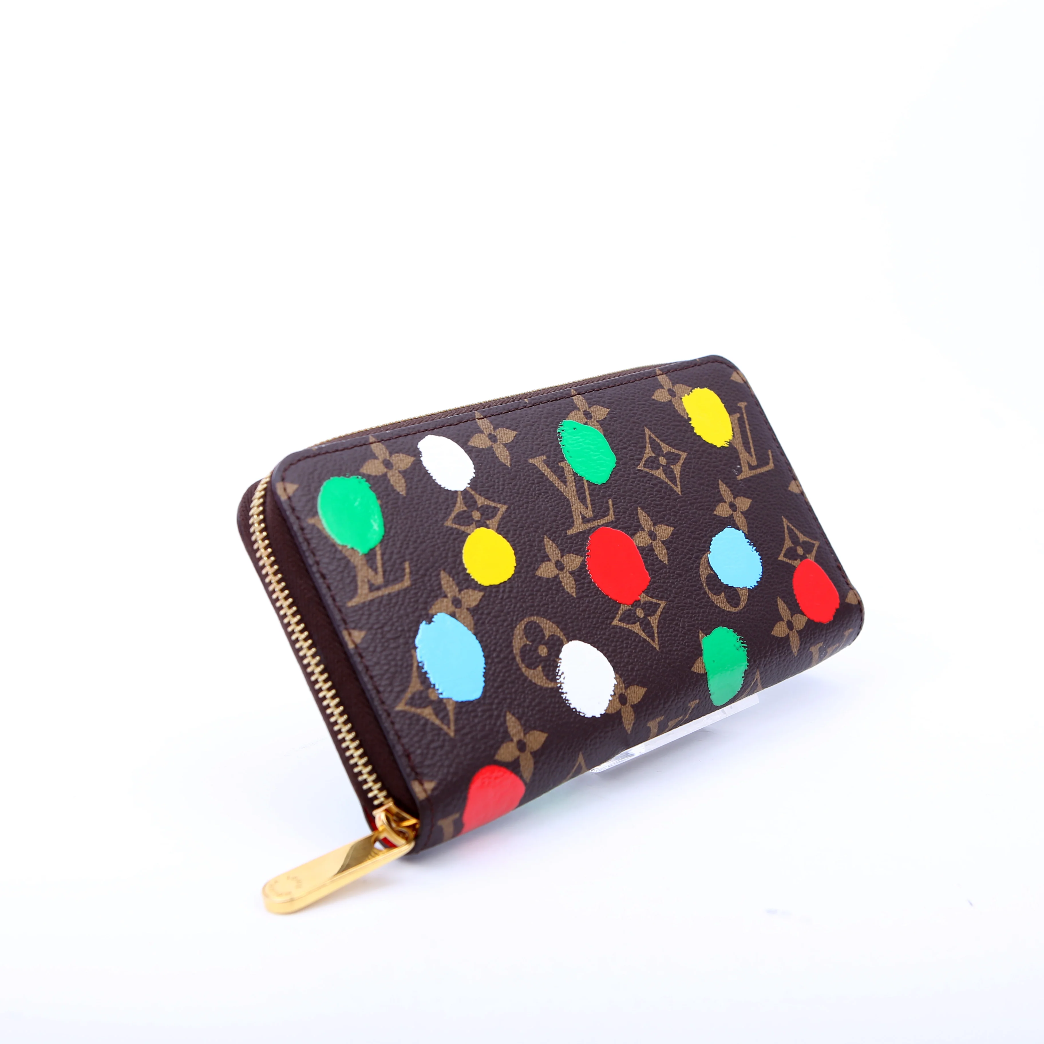Zippy Wallet Monogram Painted Dots Multicolor - Image 2