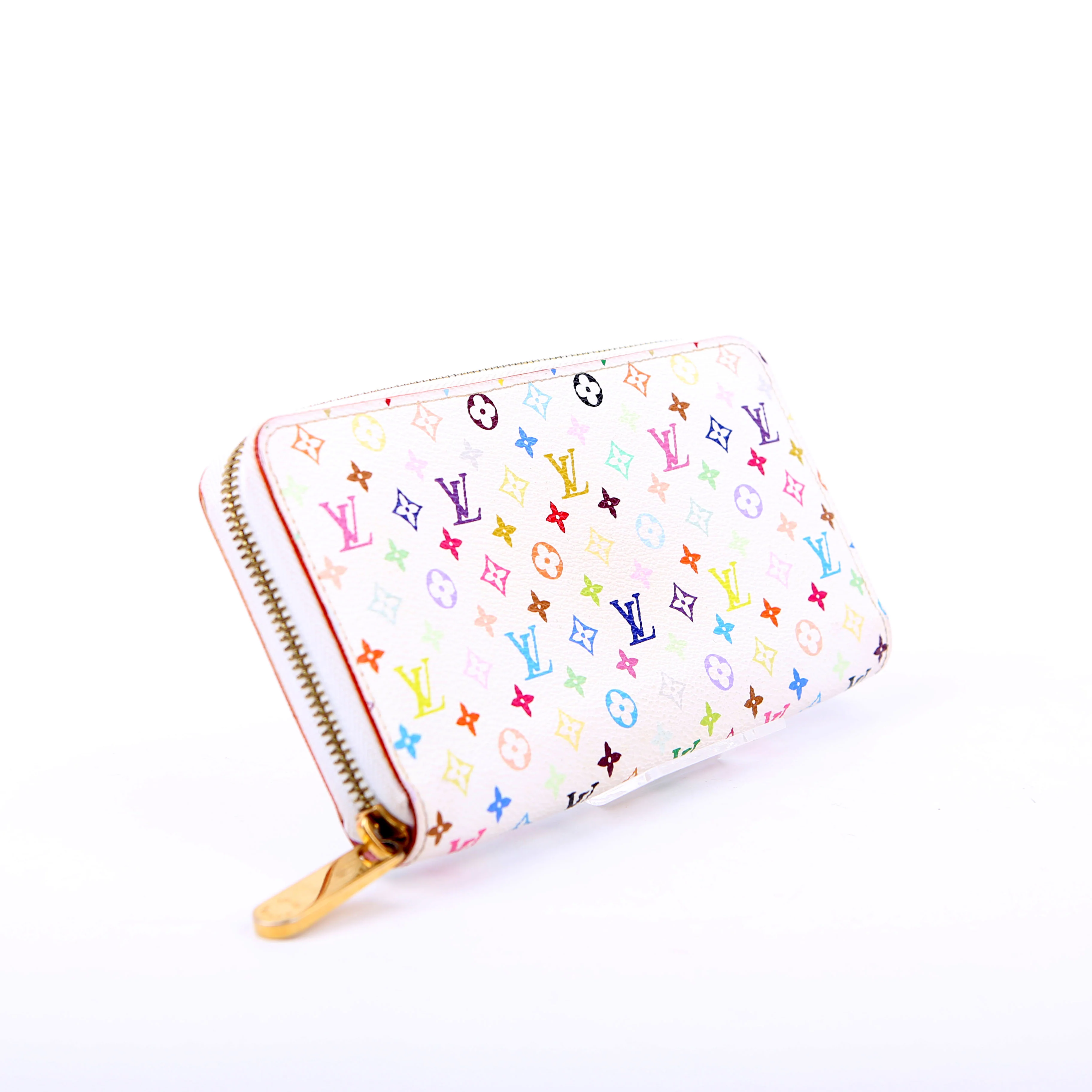 Zippy Wallet Multicolor Monogram White/Pink - Image 2