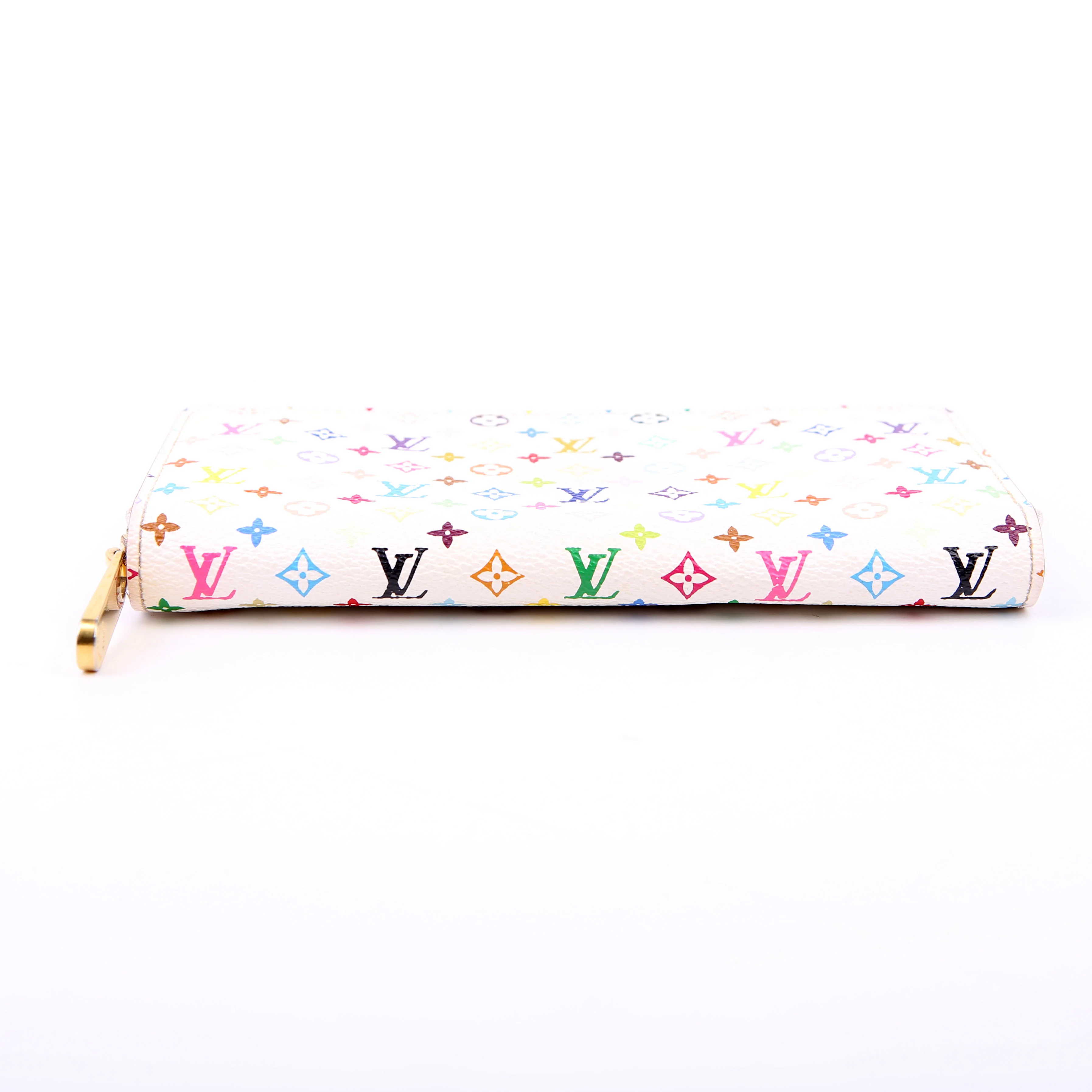 Zippy Wallet Multicolor Monogram White/Pink - Image 4