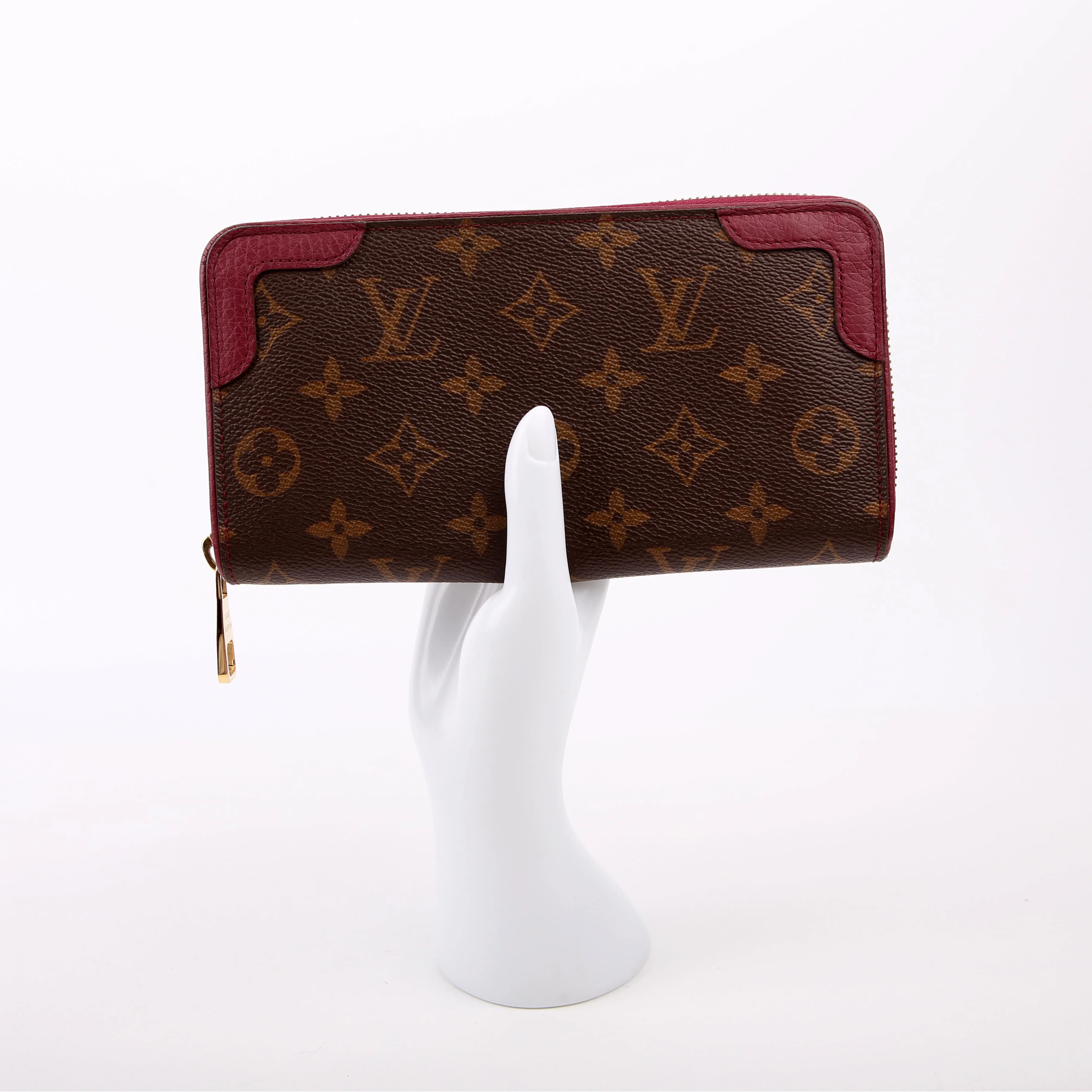 Zippy Wallet Retiro Monogram Burgundy - Image 9