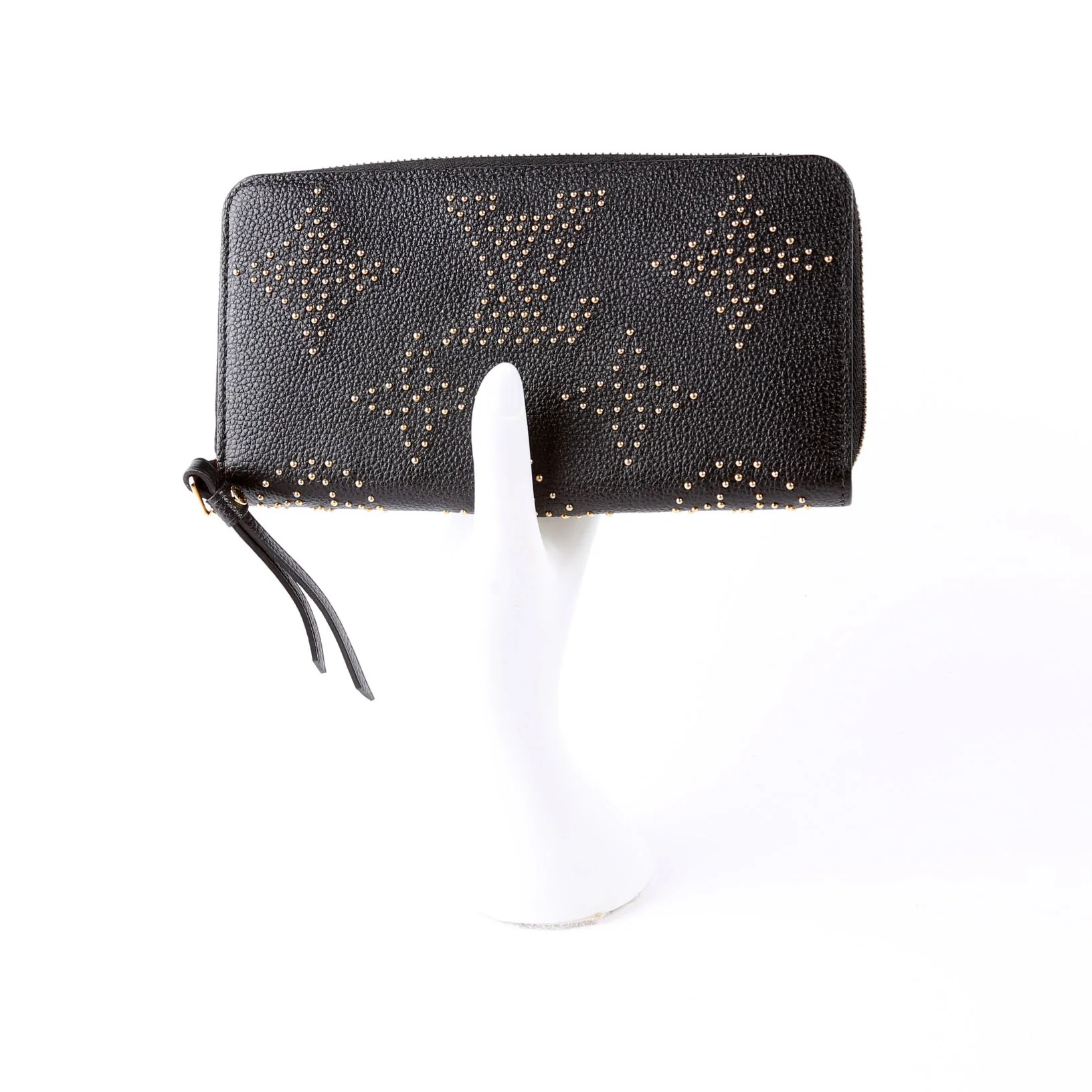 Zippy Wallet Studded Empreinte Black - Image 12