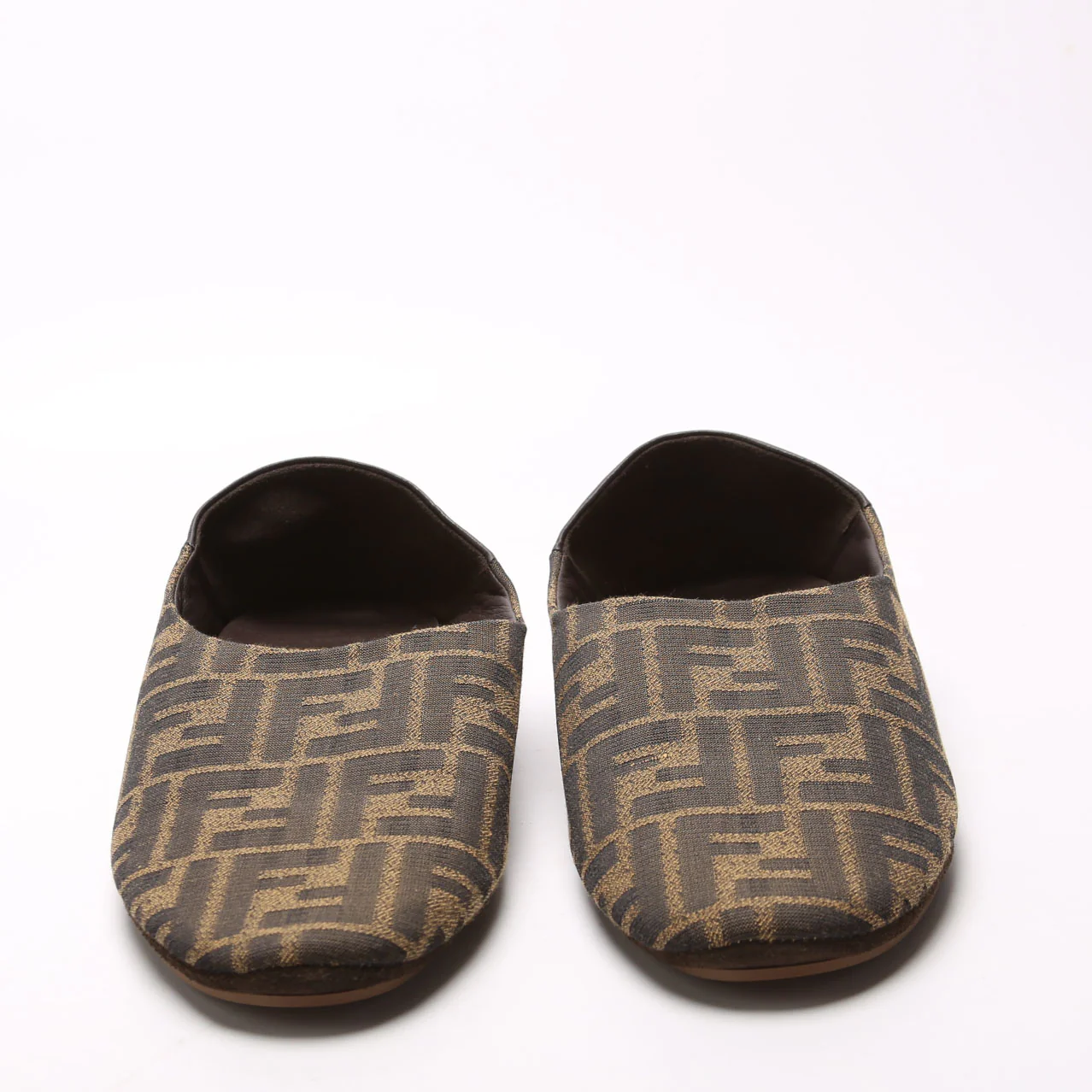 Zucca Canvas Flats Size 39 Brown - Image 2