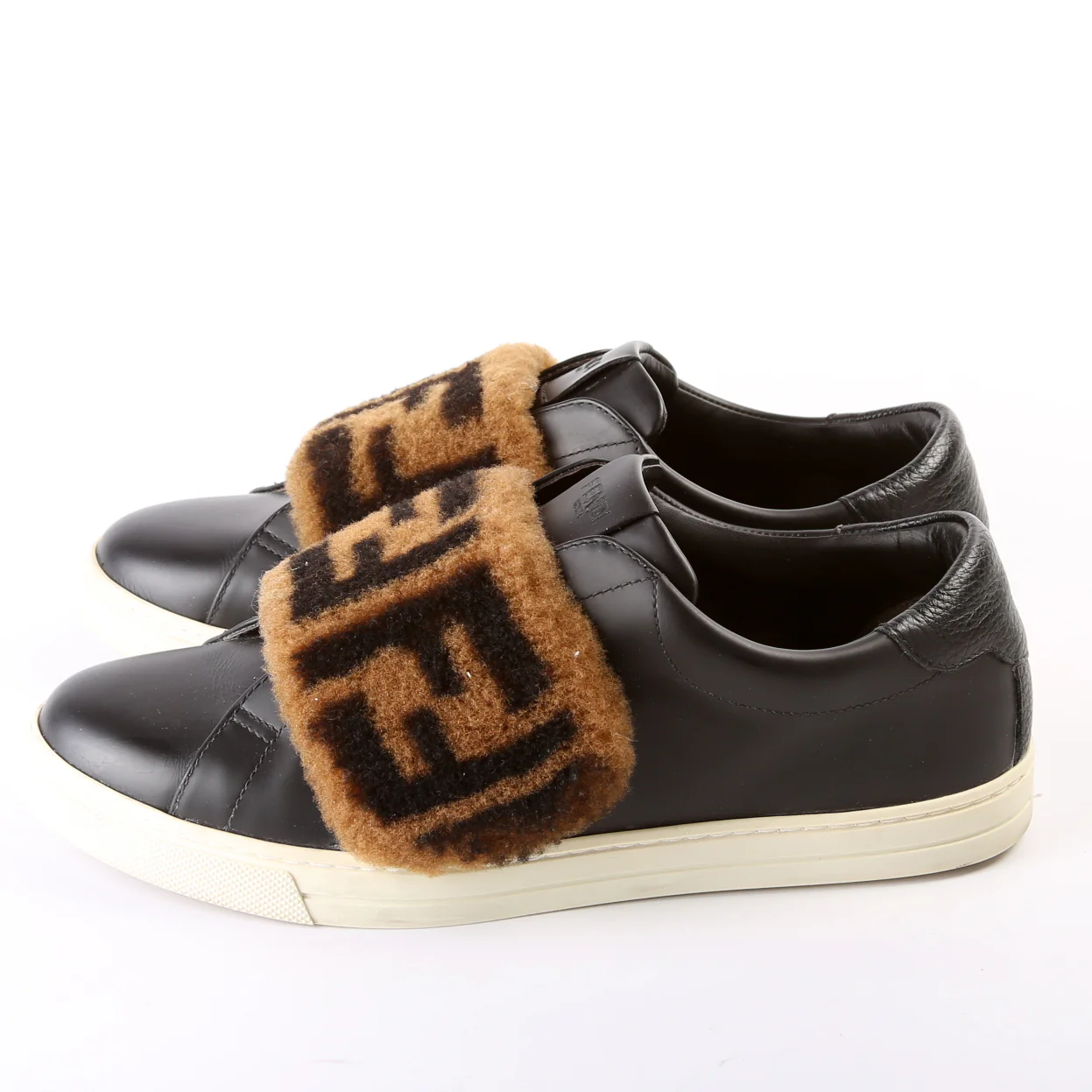 Zucca Fur Sneakers Size 40 - Image 3