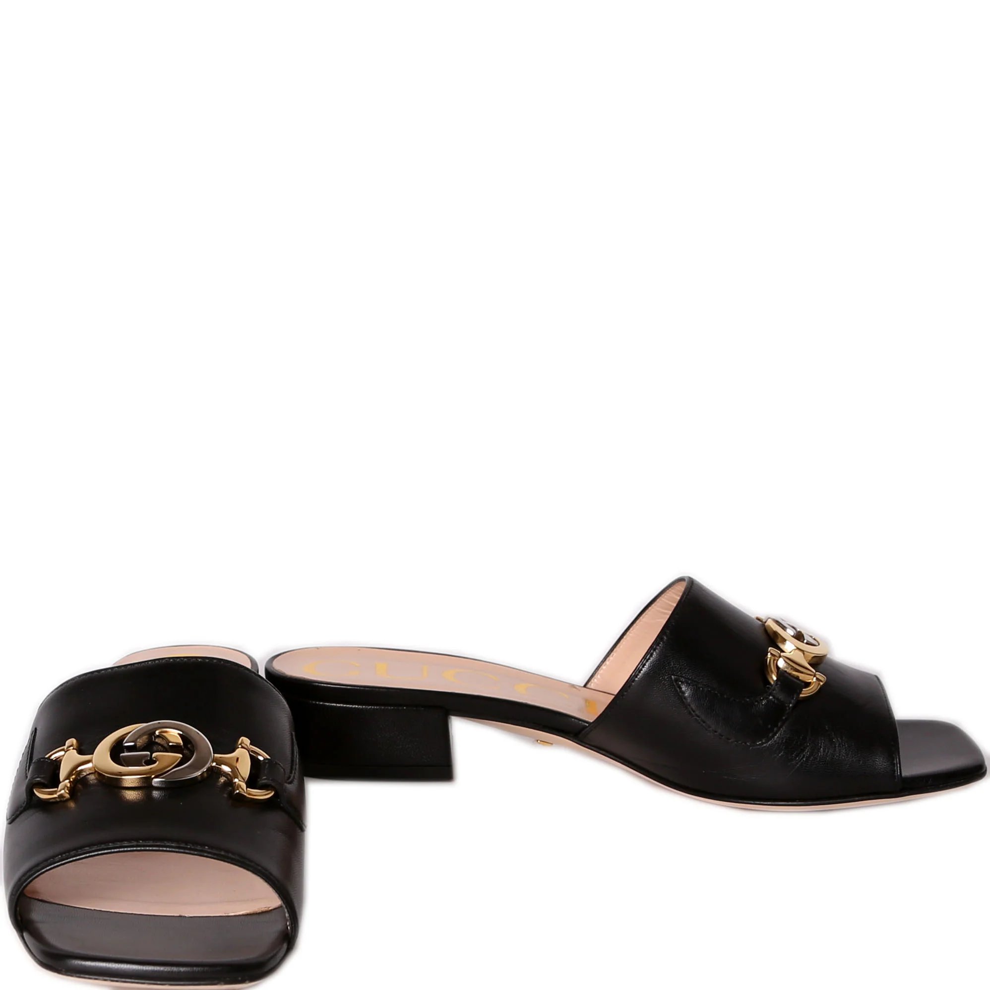 Zumi Leather Slides Size 36